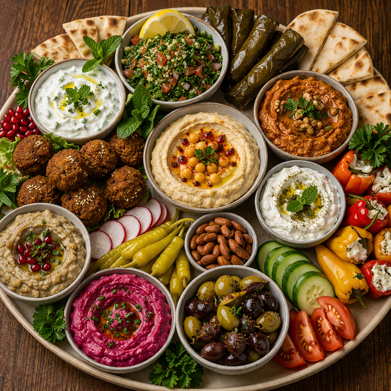 Oriental Mezze Platte